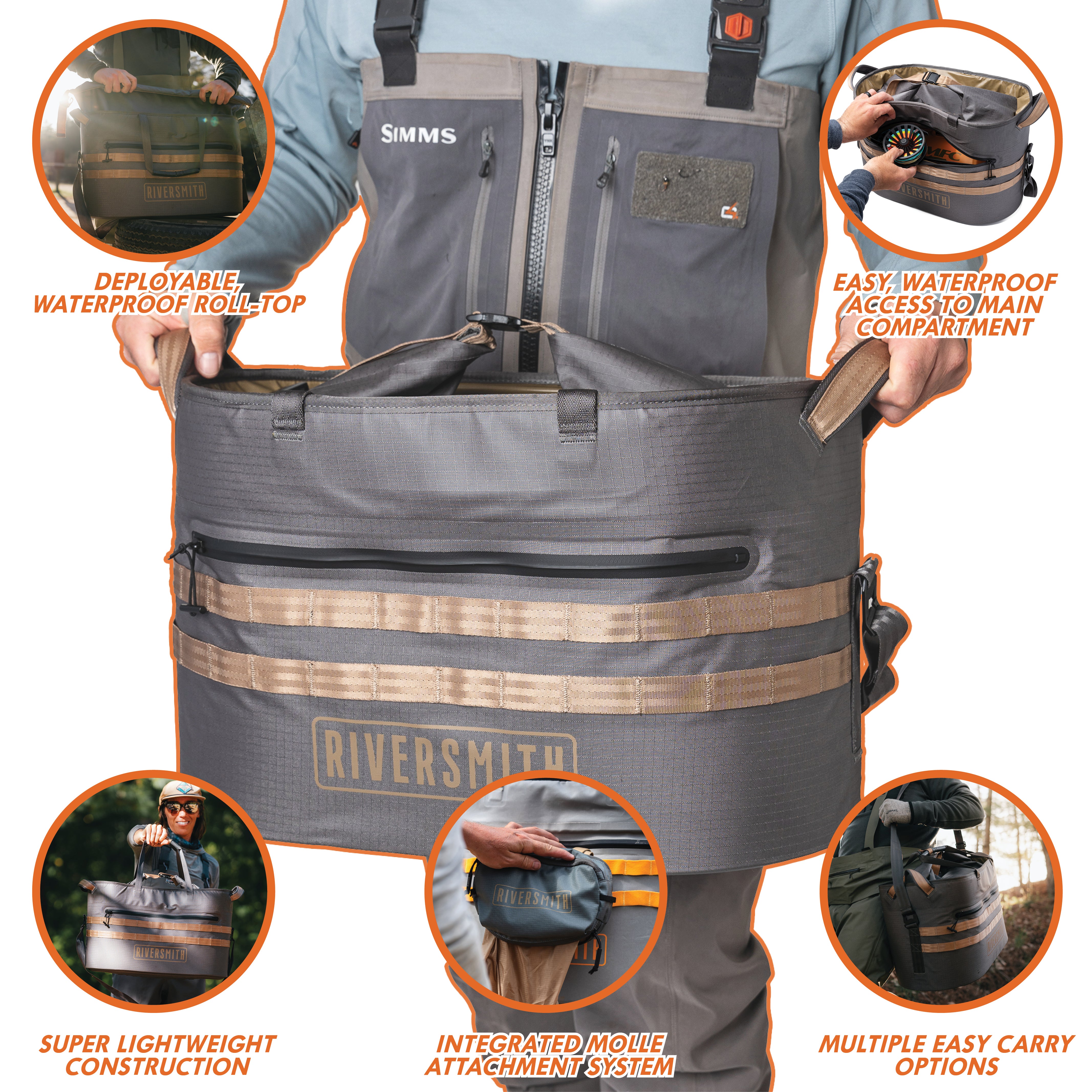 The Hauler - Waterproof Tote Bag – Riversmith Inc The Hauler - Waterproof Tote Bag – Riversmith Inc