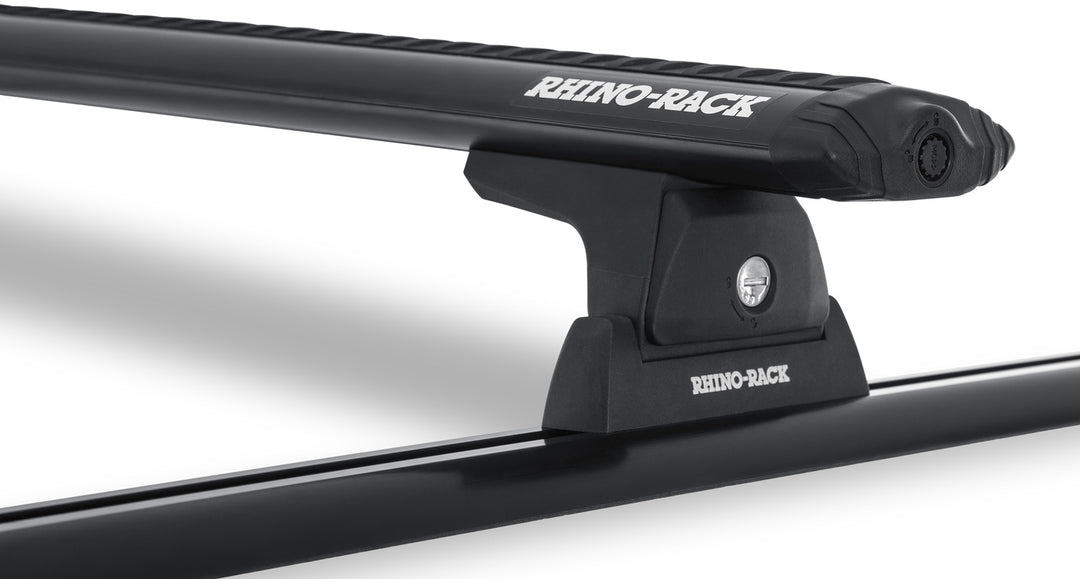 Rhino-Rack Vortex RX Black 2 Bar Roof Rack - for use with Truck Toppers without Tracks